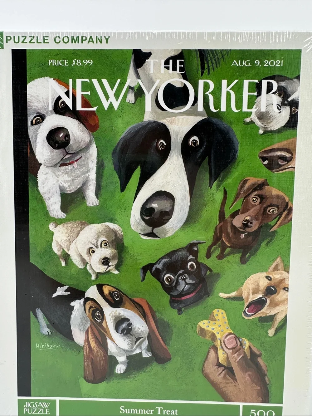 The New Yorker Summer Treat Mark Ulriksen Dogs 500 pc Puzzle Sealed New